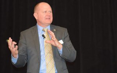 FTR CEO Eric Starks says the economic fundamentals that push truck and trailer orders should remain strong through next year. He spoke at the firm’s annual FTR Conference in Indianapolis this week.
