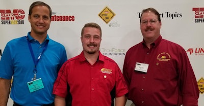 David Shock, NEXIQ Technologies (left to right); Ian Partak; Darren Wilson, Ferris State University
