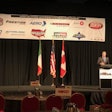 ATA President and CEO Chris Spear speaks at the NTDA Convention Thursday in Colorado Springs, Colo.