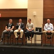 Ken Bumgardner, Dominic Grote, Claude-Andre Pouliot and Steve Stich participate in Monday’s GenNext panel discussion at the VIPAR Heavy Duty Annual Business Conference.