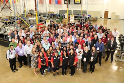 PSI employees and guests celebrating the company’s 25th Anniversary during annual fleet event held earlier this month in San Antonio.