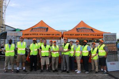 Prior to Hurricane Florence, Freightliner Trucks visited The Building Center, a regional lumber and building products dealer, to honor their hard work in helping keep the Charlotte region going strong.