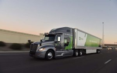TuSimple’s autonomous system is a retrofit system designed to add autonomous capabilities to already existing trucks.