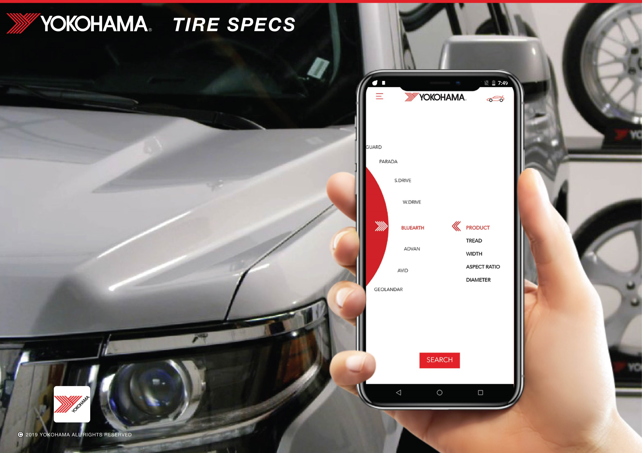 Yokohama-tire-spec-app