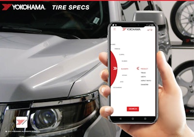 The New Yokohama Tire Specs App Has Received A 2019 I F Design Award