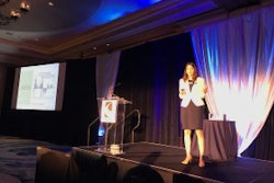 Sarah House, senior economist, Wells Fargo Securities, speaks Tuesday at the 2019 TRALA Annual Meeting in Orlando, Fla.