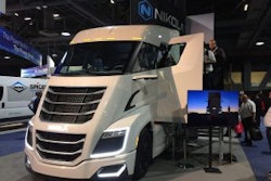 The Nikola Two on display at ACT Expo this week.