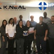 K. Neal’s management team after completing the Mental Health First Aid Certification Training.