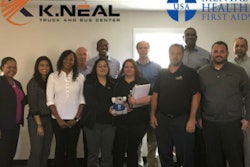 K. Neal’s management team after completing the Mental Health First Aid Certification Training.