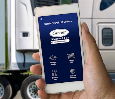Carrier Transicold upgrades dealers app