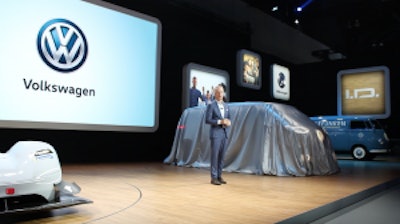 VW Group of America President & CEO Scott Keogh at the L.A. Auto Show in November 2018.