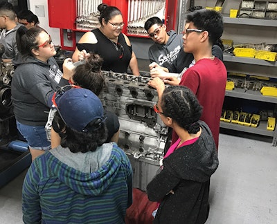 In San Bernardino, Calif., students at Pacific High School will soon have access to a new four-bay diesel and heavy truck workshop.
