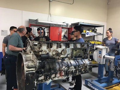 In San Bernardino, Calif., students at Pacific High School will soon have access to a new four-bay diesel and heavy truck workshop.