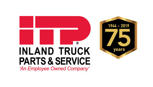 Inland Truck Parts 75 year logo