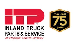 Inland Truck Parts 75 year logo