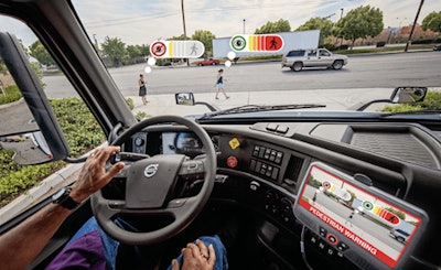 Volvo Trucks North America showcasing its collaborative innovation project