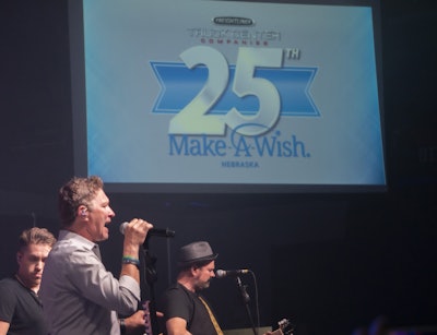 Craig Morgan singing at the Make-A-Wish event