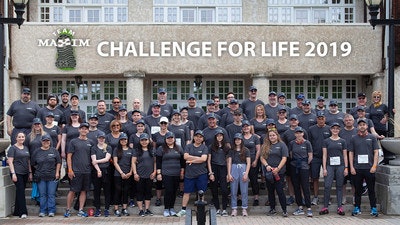 Maxim Truck & Trailer associates at CancerCare Manitoba's 2019 Challenge for Life event