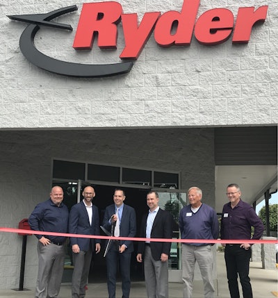 Ryder System Ribbon Cutting, Marysville, Wash