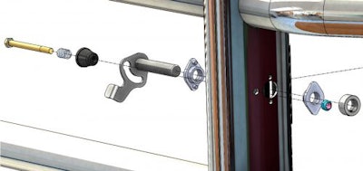 Magnum tube bumper latch system