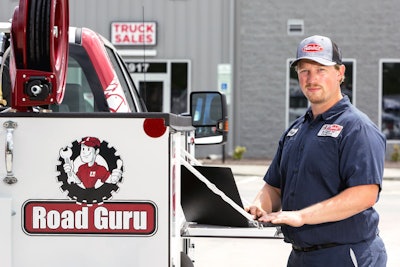 TLG Road Guru mobile service technician