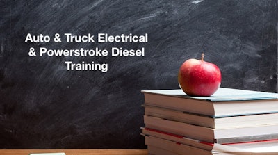 Chalkboard with books on desk