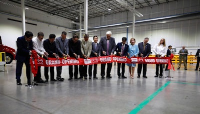Ribbon cutting at new Hino West Virginia plant