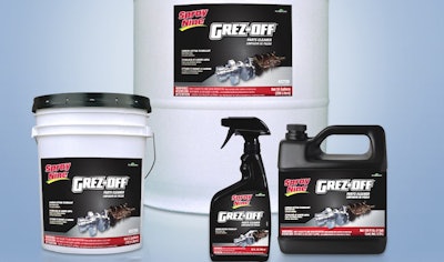 Various sizes of Permatex Spray Nine Grez-Off Parts Cleaner and Degreaser
