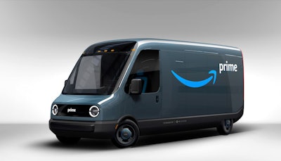Amazon Rivian van