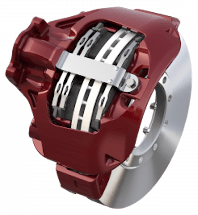 Meritor's Lightweight, Single Piston Ex+ls Air Disc Brake Specifically For Line Haul And Trailer Applications