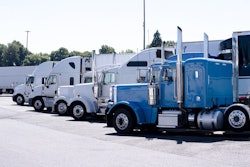 Line of used trucks-min