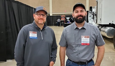 Ron Crisp, director of technician recruiting and development, and Daniel Lowery, regional technician recruiter, Rush Enterprises.