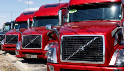 Used Volvo Trucks in line to sell