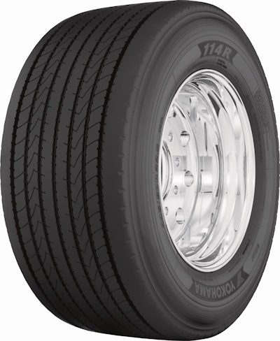 Yokohama Tire Has Announced The Launch Of Its Latest Regional Haul Trailer Tire, The 114 R Ultra Wide Base (uwb)