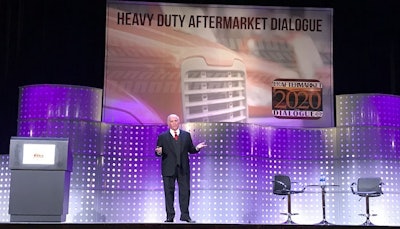 Bob Dieli presents Monday at Heavy Duty Aftermarket Dialogue in Grapevine, Texas.