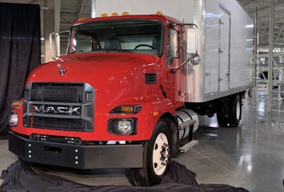 The Mack MD6, a Class 6 model, has a Gross Vehicle Weight Rating (GVWR) of 25,995 lb.