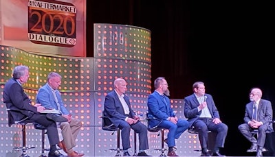 Panel Of Speakers At Heavy Duty Aftermarket Dialogue In Grapevine, Texas