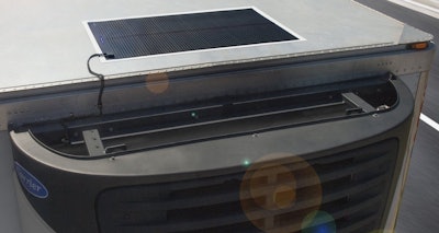 Carrier Transicold is seeing greater interest in alternative power sources, such as solar panels.