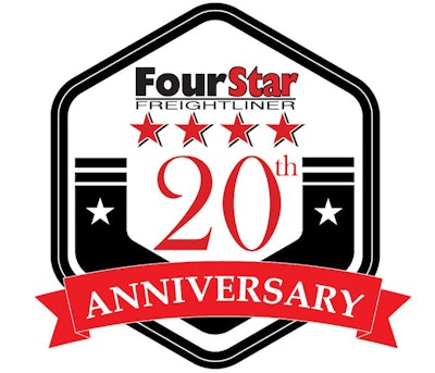 02.20.Four Star Freightliner-Anniversary Logo