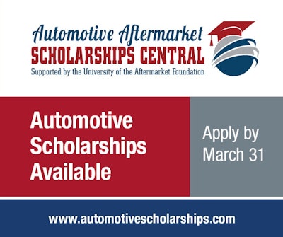Automotive Aftermarket Scholarships deadline graphic