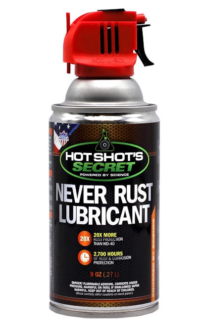 Hot Shot’s Secret Never Rust Lubricant