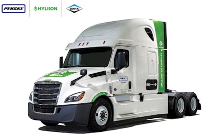 Hyliion Truck For Penske, With Dana Components