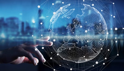 Stock image illustrating global business