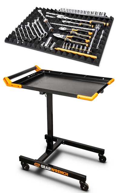 GearWrench worktable and trap mat
