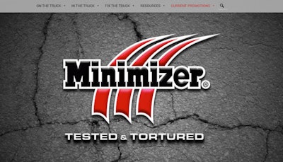 Minimizer redesigned website homepage
