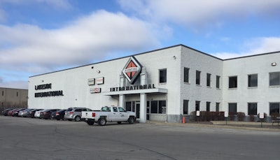 Lakeside Intenational’s body shop and collision center has 16 bays, a frame rack and two paint booths.