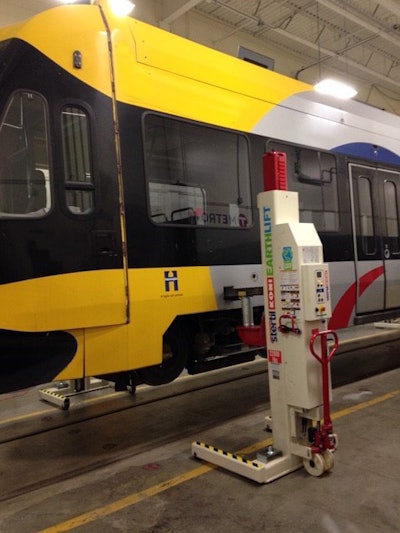 Stertil-Koni G-Series lift in use