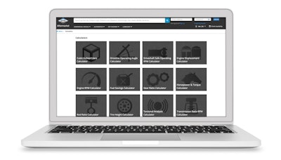 Dana online calculator image