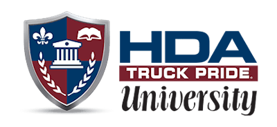 HDA Truck Pride University logo