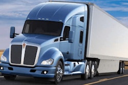 Kenworth T680 and trailer with side skirts
